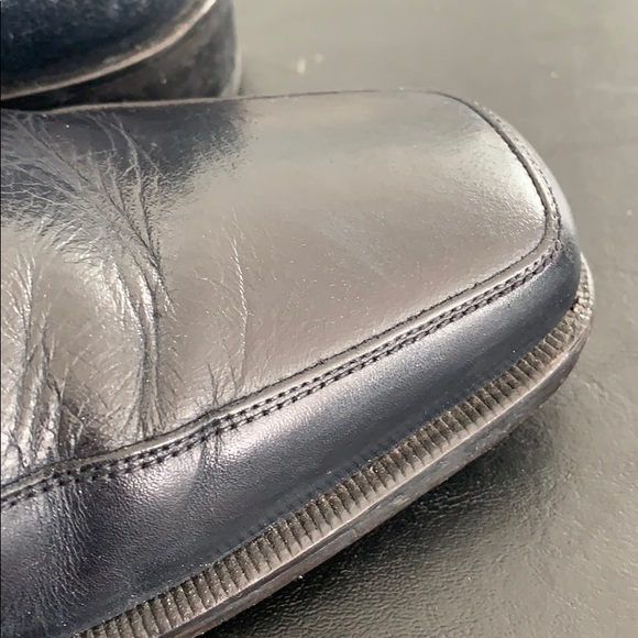 10 1/2 M men’s slip on black shoe, made in Spain - Picture 3 of 8